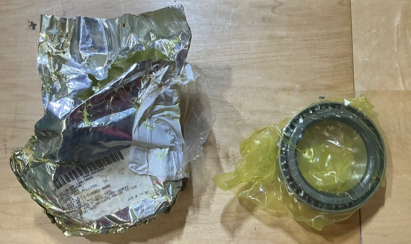 TIMKEN Cone and Rollers, Tapered Roller, NSN 3110-00-100-3095 PN 3984