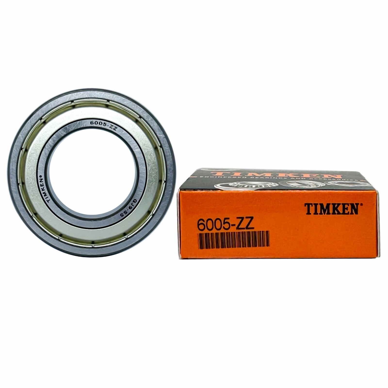 (2 PACK) TIMKEN 6005-ZZ 6005-2Z 25X47X12MM Double Metal Seal Ball Bearings
