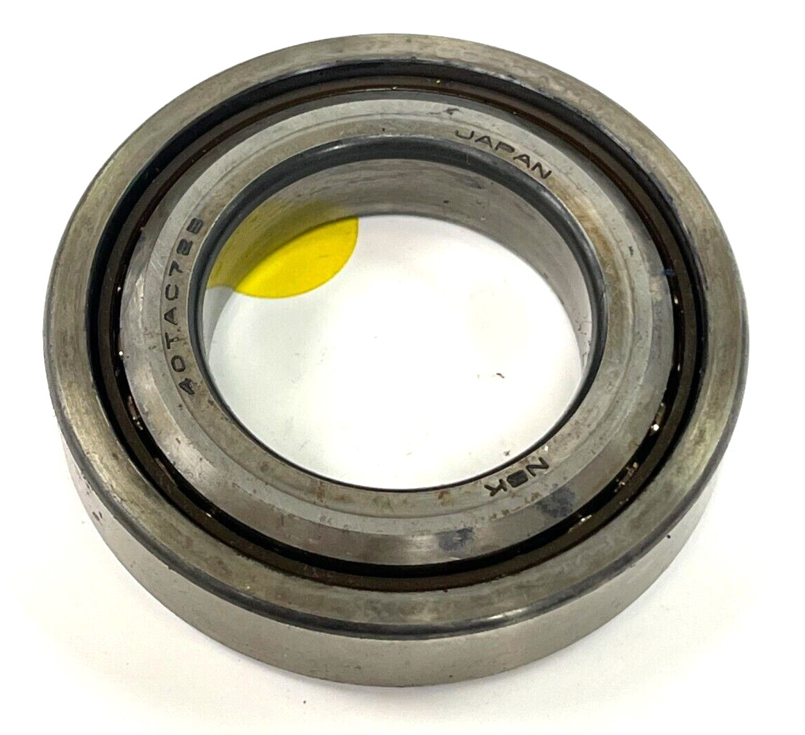 NSK 40TAC72B ANGULAR CONTACT BEARING 60° CONTACT ANGLE 40MM BORE DIA.