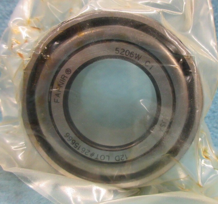 TIMKEN/FAFNIR 5206W C1 ANGULAR CONTACT BEARING BEARING 30 MM X 62 MM X 0.9375″