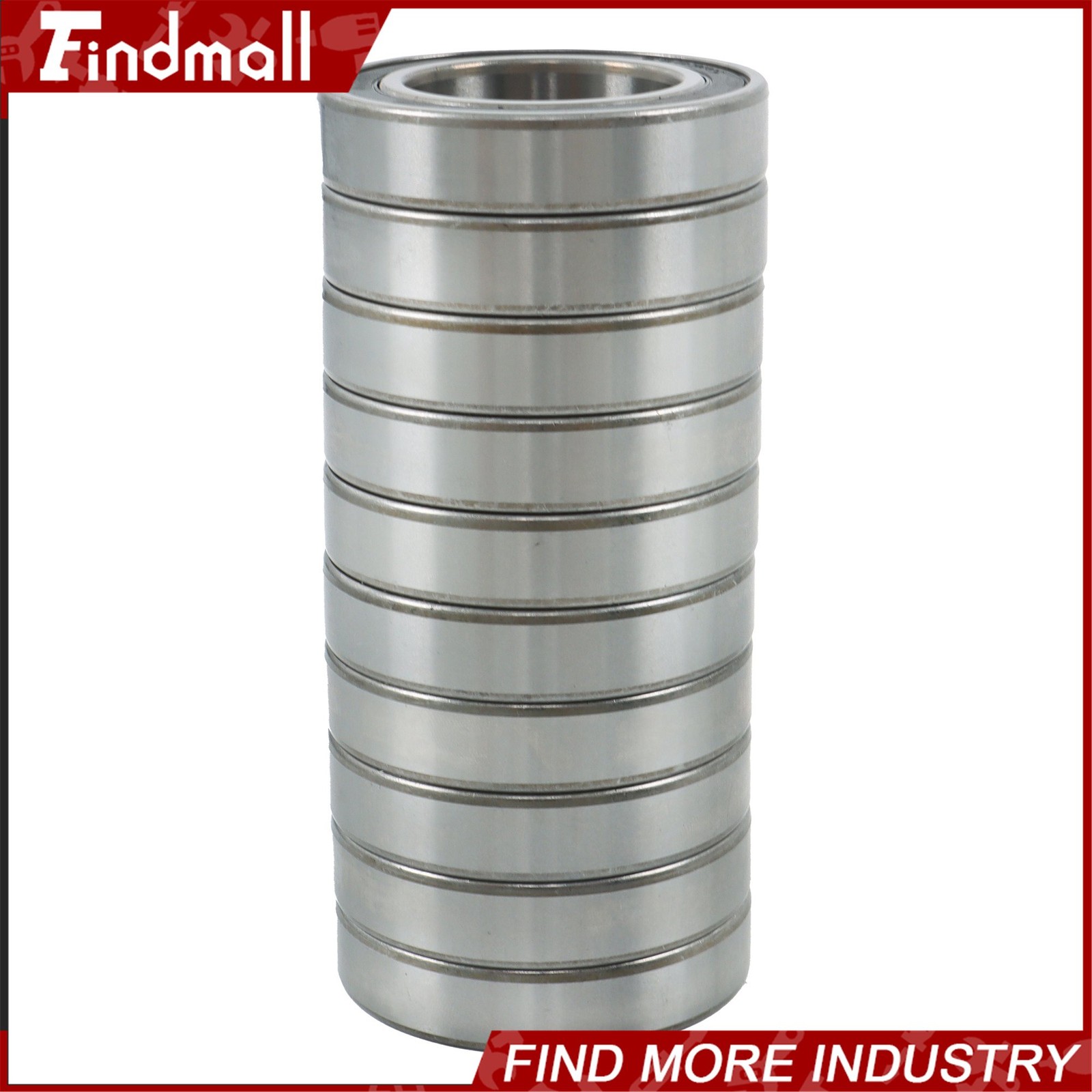 Findmall 6009-2RS Deep Groove Bearings 10 Pack 45x75x16mm Pre-Lubed Sealed