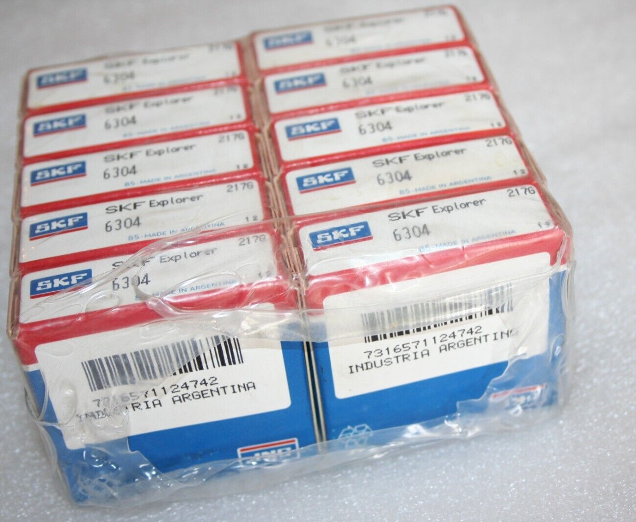 (Pack of 10) GENUINE SKF Explorer 6304 Radial Deep Groove Ball Bearings * NEW *