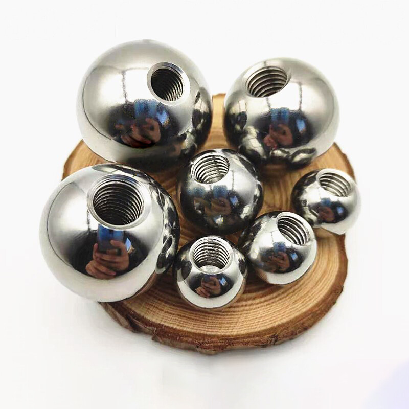 5-20mm Diameter Stainless Steel Solid Ball With M2 Thread / Steel M2 Thread Ball