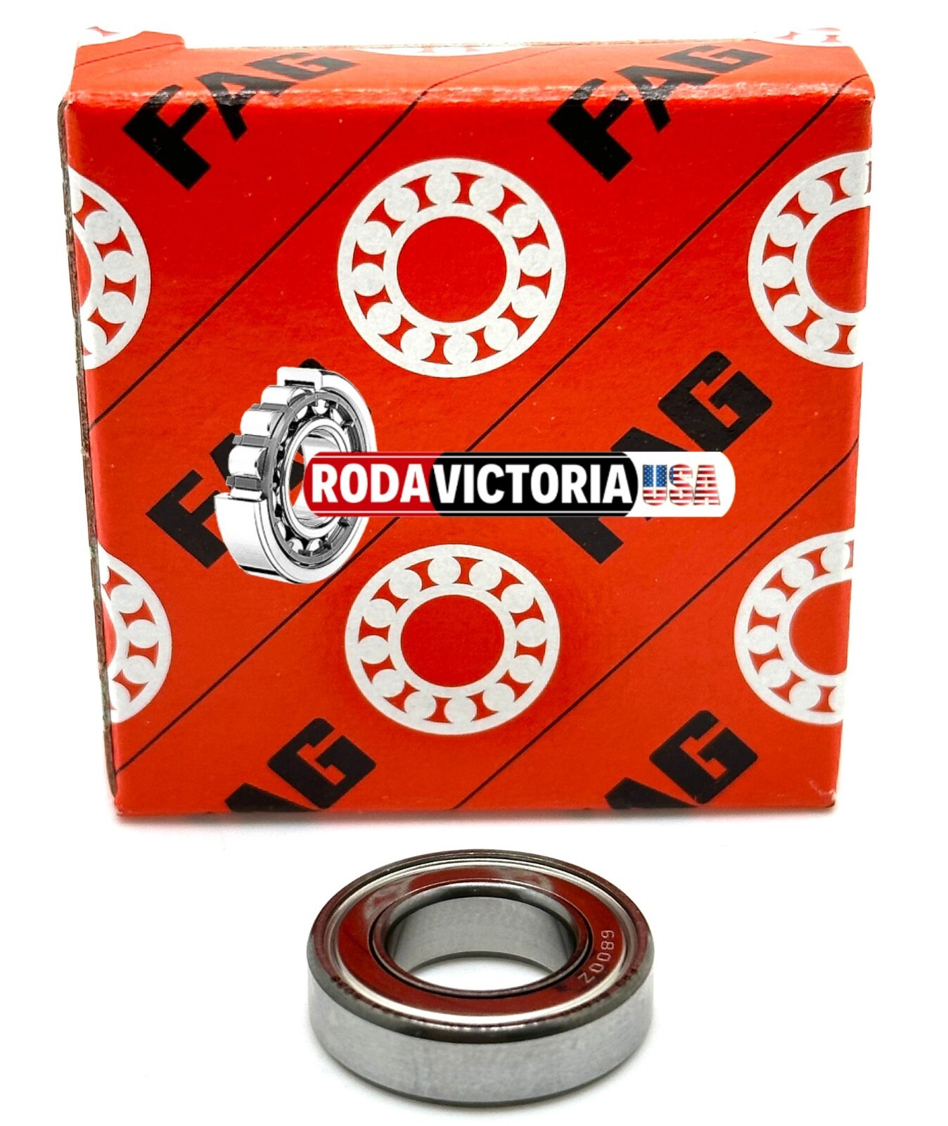 FAG 61800 ZZ DEEP GROOVE BALL BEARING, METAL SHIELDED 10x19x5mm 6800 ZZ
