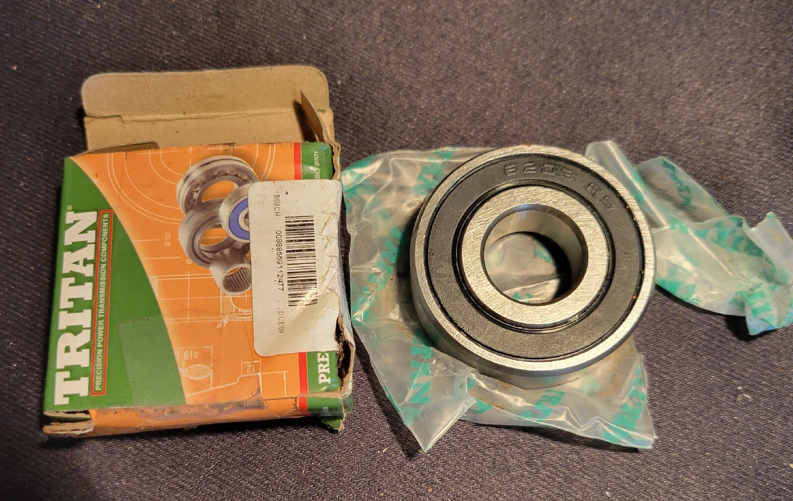 Tritan Precision Bearings 6203×5/8 2RS/C3 PRX, Open Box