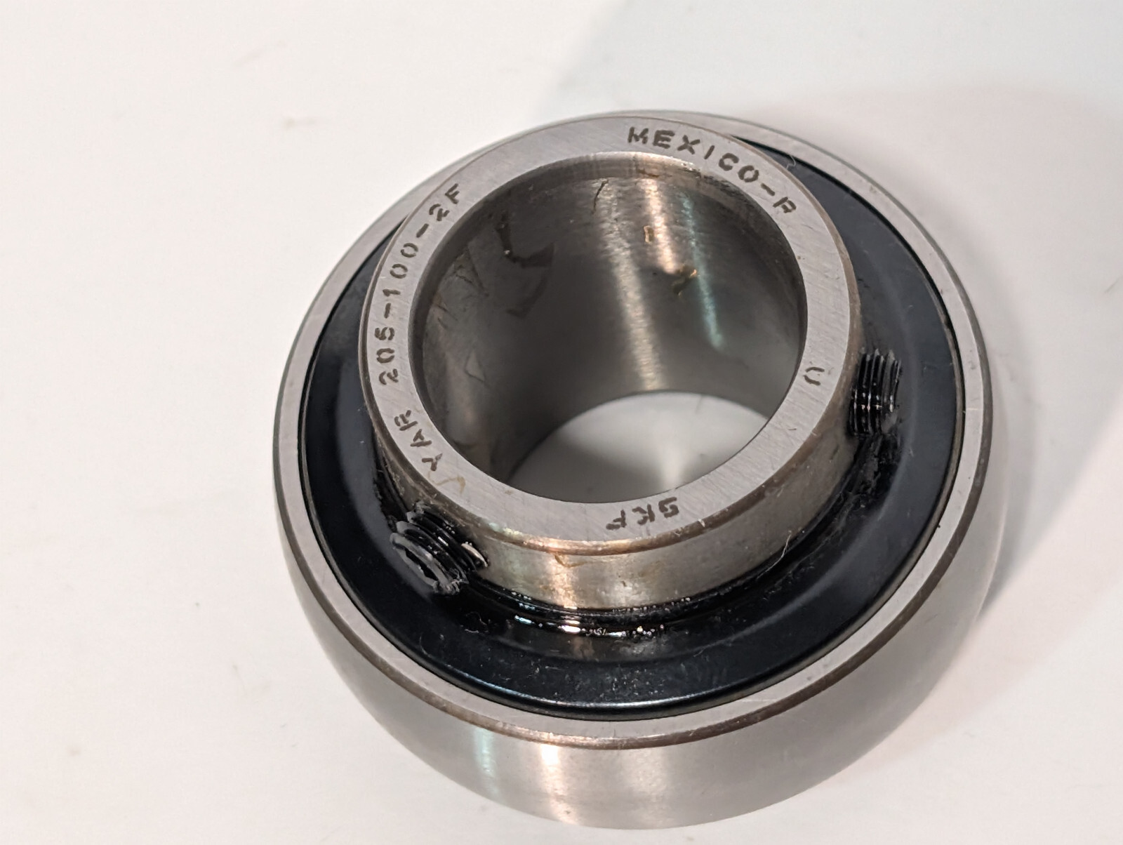 SKF YAR205-100-2F Insert Ball Bearing, Made in Mexico, New Old Stock in Box
