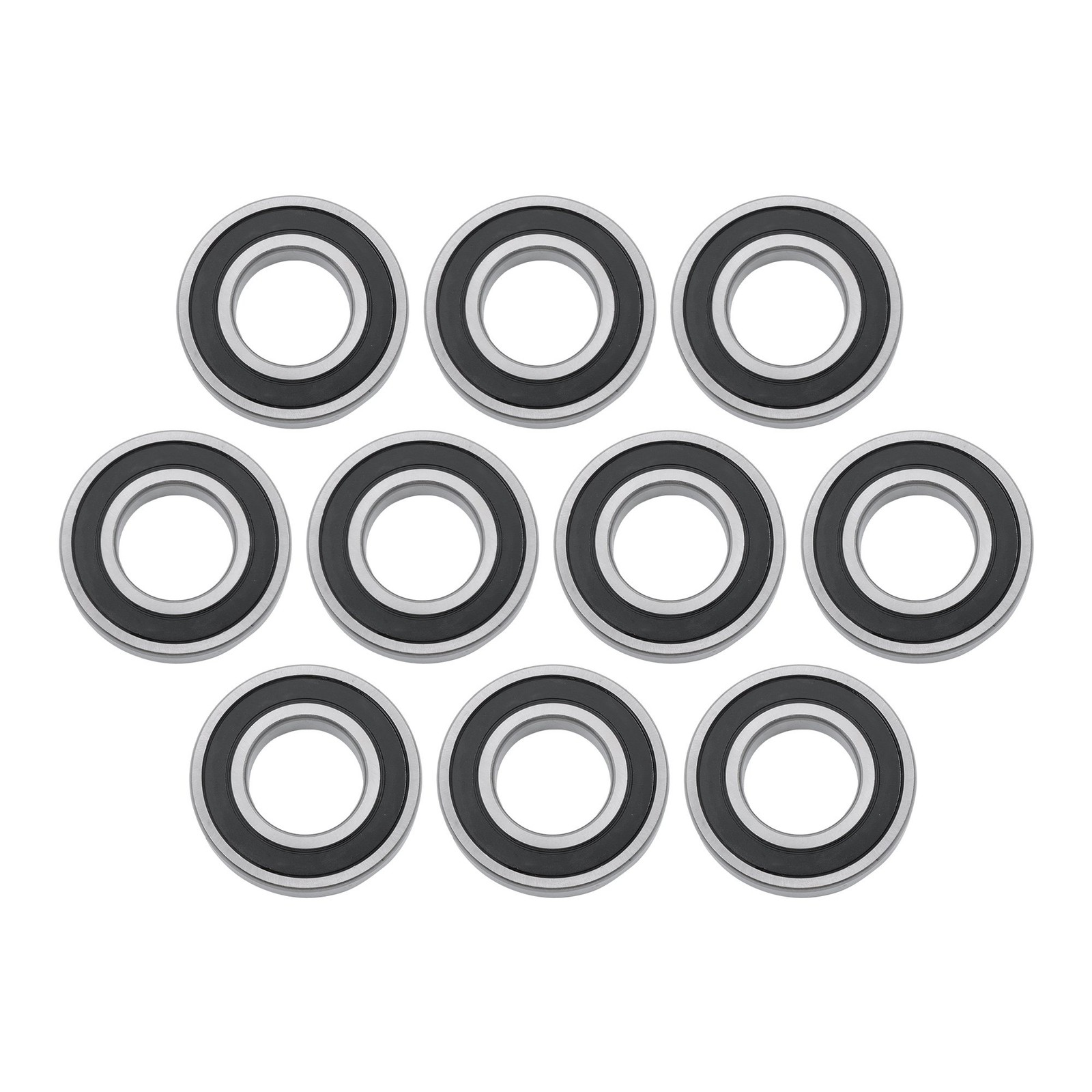 10 Pack 6208-2RS 40mmx80mmx18mm Deep Groove Ball Bearing Rubber Sealed