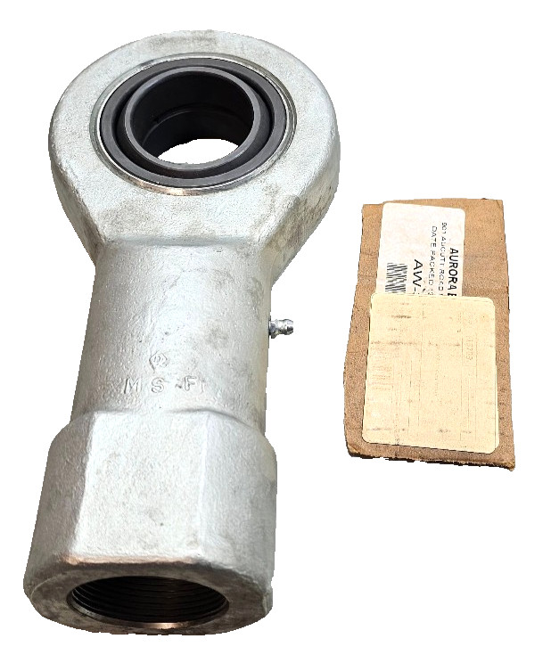 Timken Aurora AW-32Z-1 2″ Bore Female Threaded Rod End, Zerk, RH, 5″ Head, 10″OA