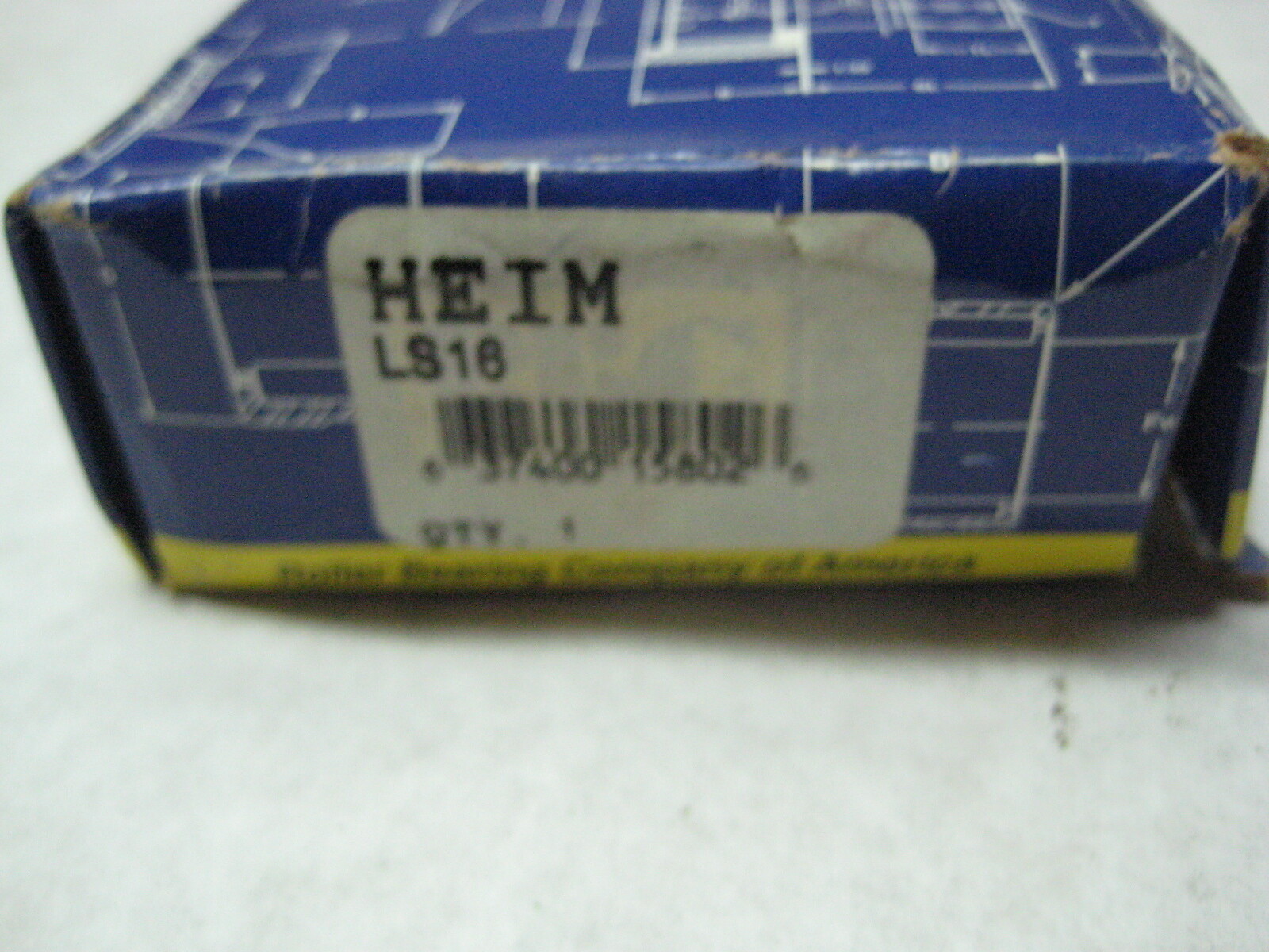 HEIM RBC BEARINGS SPHERICAL ROD END LS16 NIB *PZB*