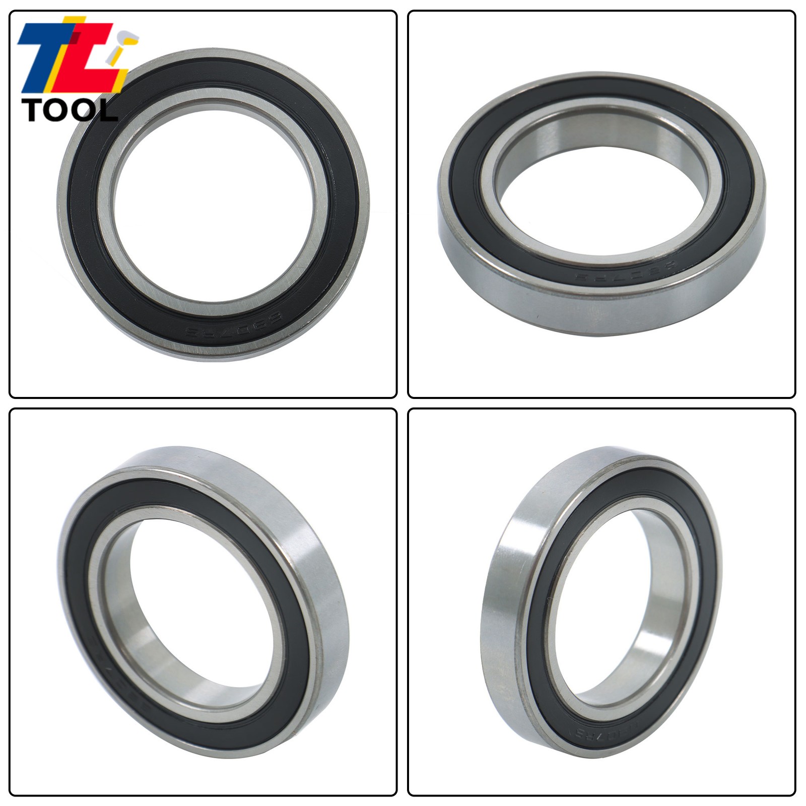 Industrial 6907-2RS Bearings 10pcs 35x55x10mm Double Sealed