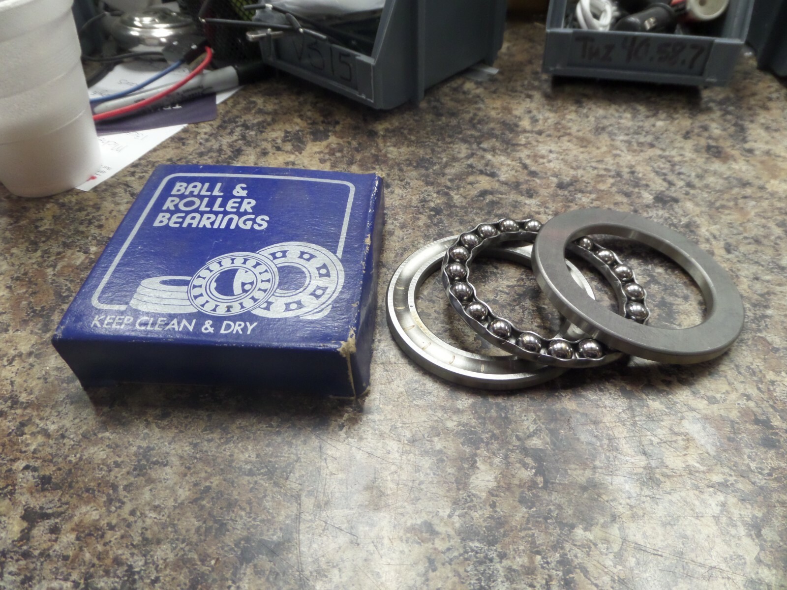 ANDREWS 2911 THRUST BALL BEARING 55X78X18 mm A234