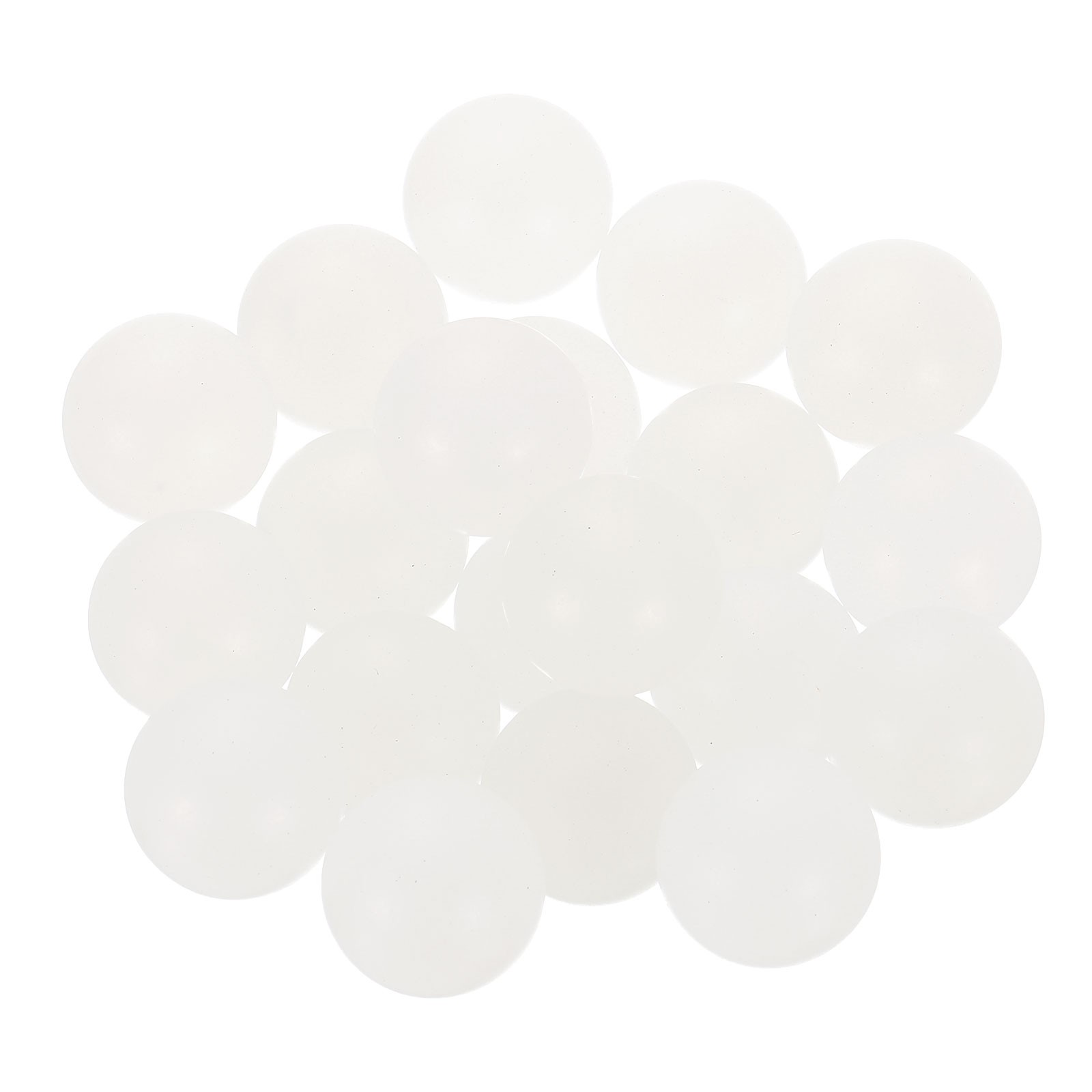20pcs PP Plastic Bearing Balls 3/4″ (19.05mm) Solid Plastic Ball, White