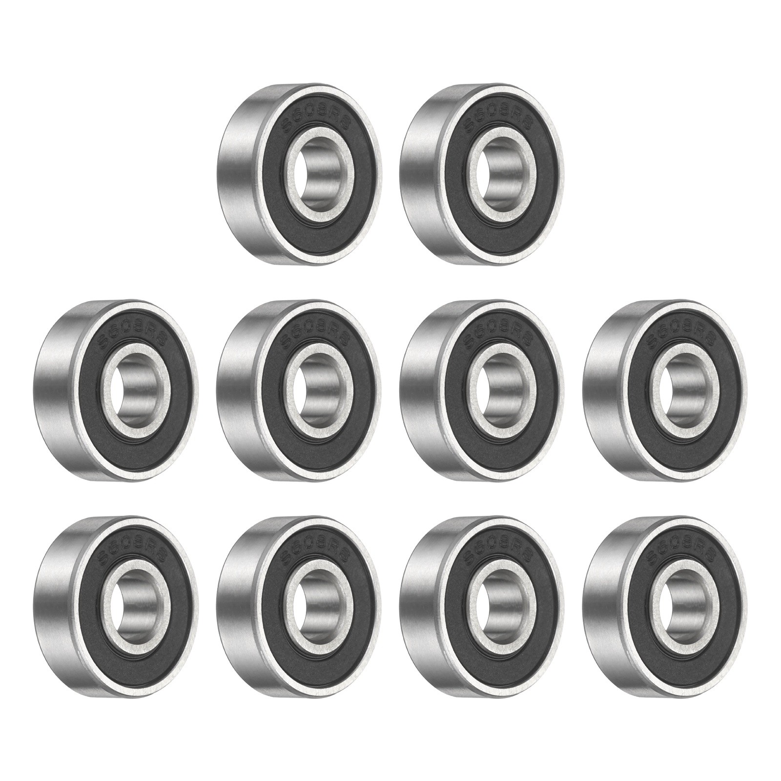 10pcs bearings S608-2RS, for double shielded