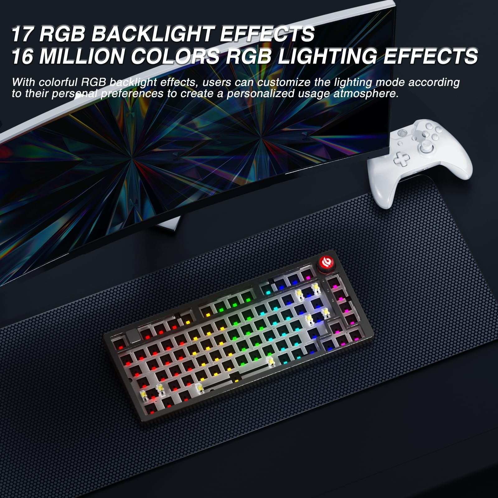 LEOBOG Hi75C Pro Wireless Mechanical Keyboard Kit – Aluminum Alloy Gasket