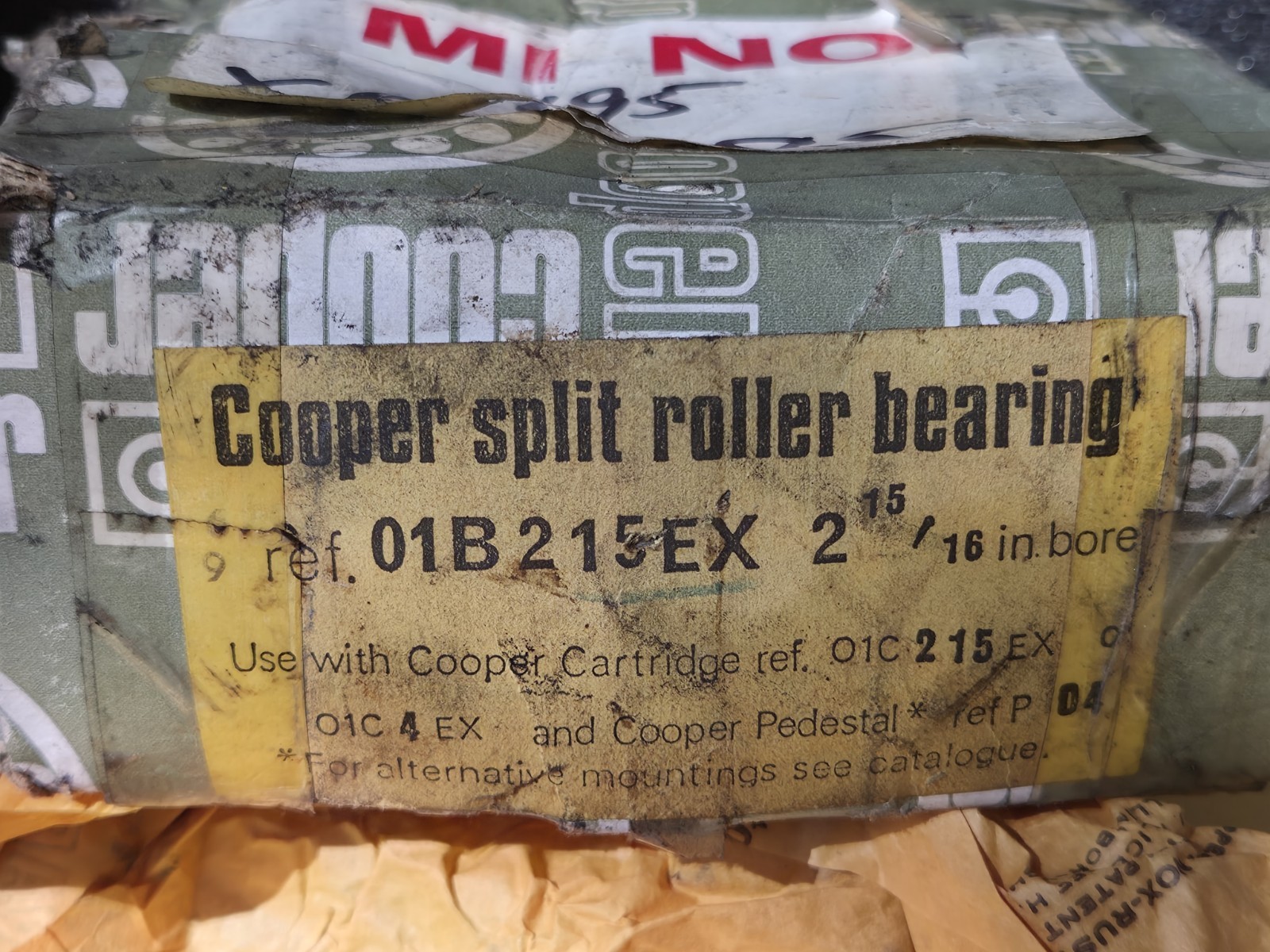 Cooper 01B215EX Split Roller Bearing 2-15/16″ Bore