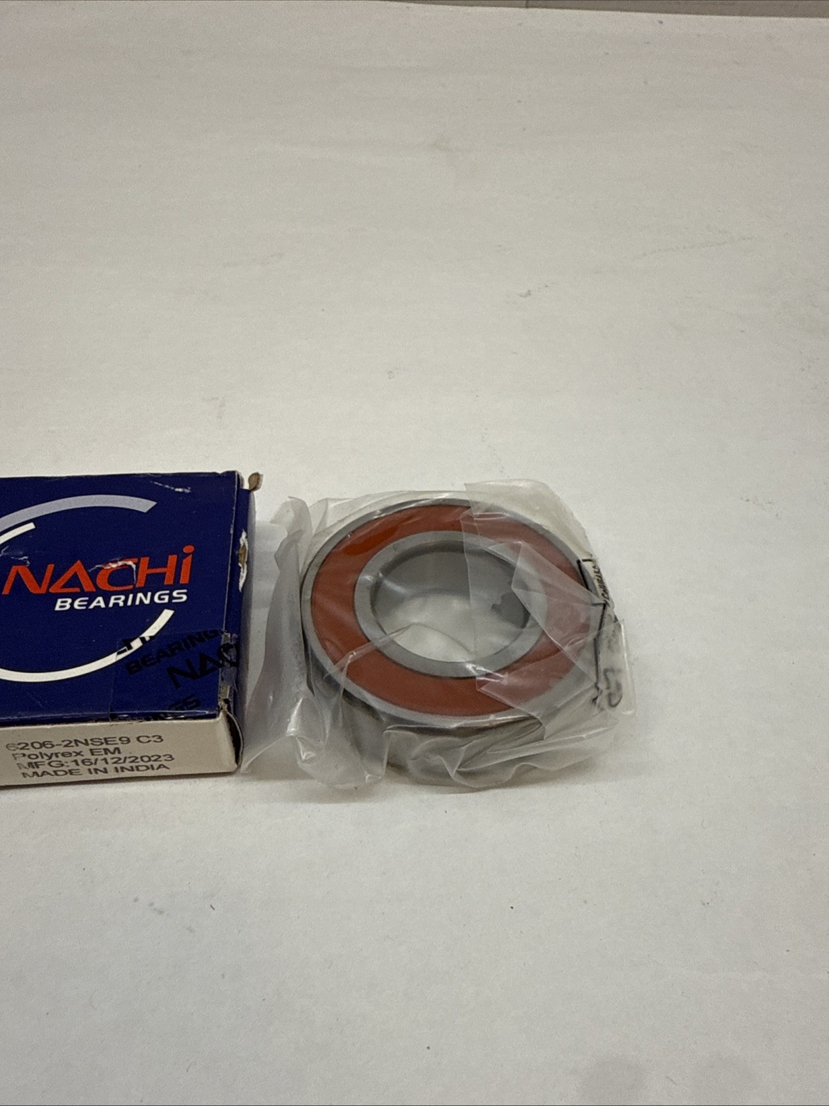 6206-2NSE9 C3 NACHI Brand Rubber Seal Ball Bearing 30x62x16 6206 2RS 6206RS