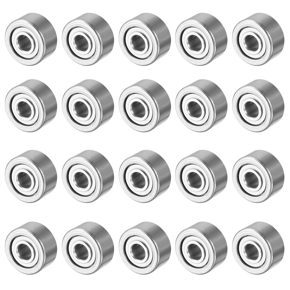 20pcs 2x6x2.5mm MR62ZZ Ball Bearing Double Shielded Bearing for Machine