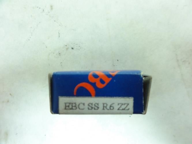 210527 New In Box; EBC SS-R6-ZZ Ball Bearing; 7/8″ OD; 3/8″ID; 9/32″ W