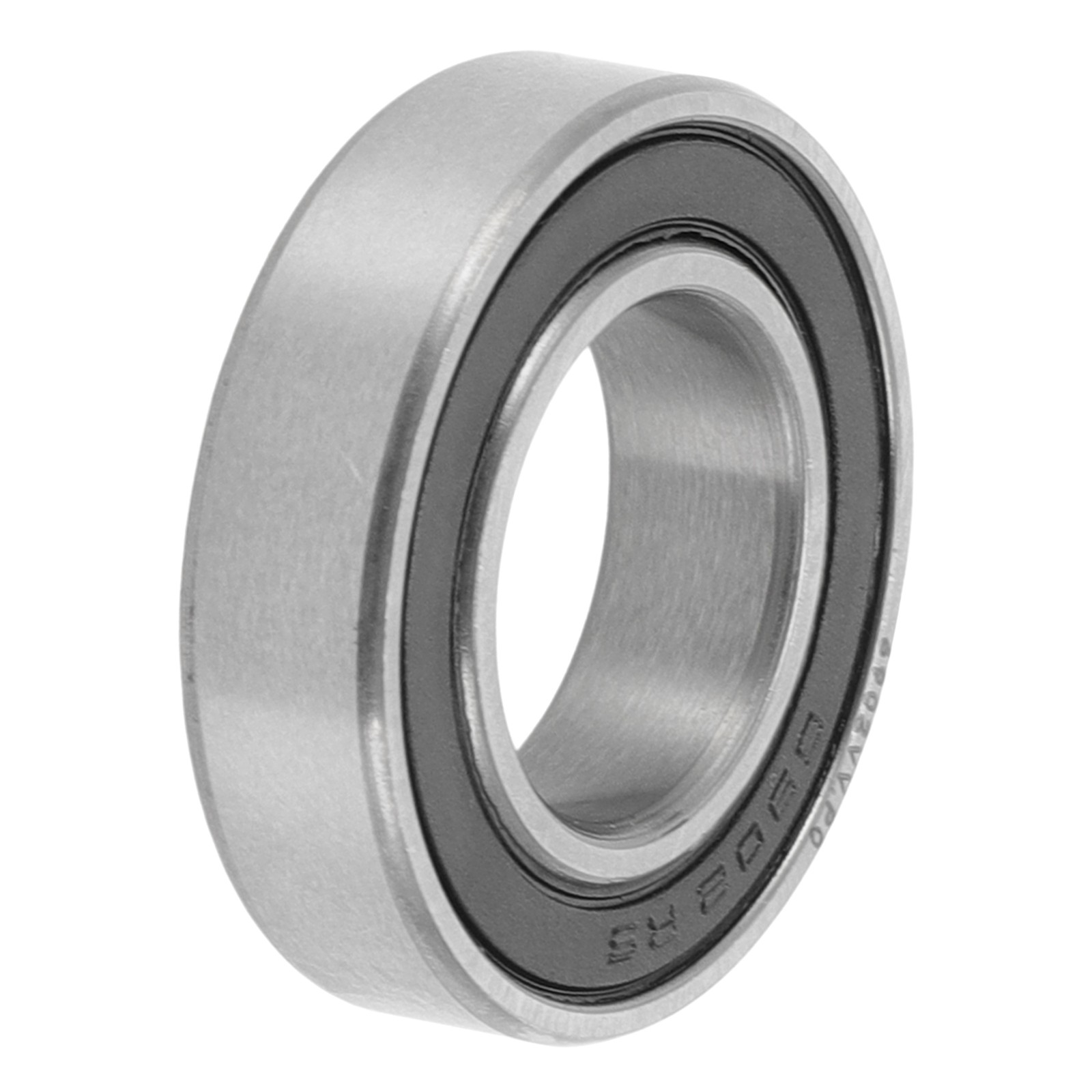 6902VV bearings 15x28x7mm 2pcs P0 double seal black silver