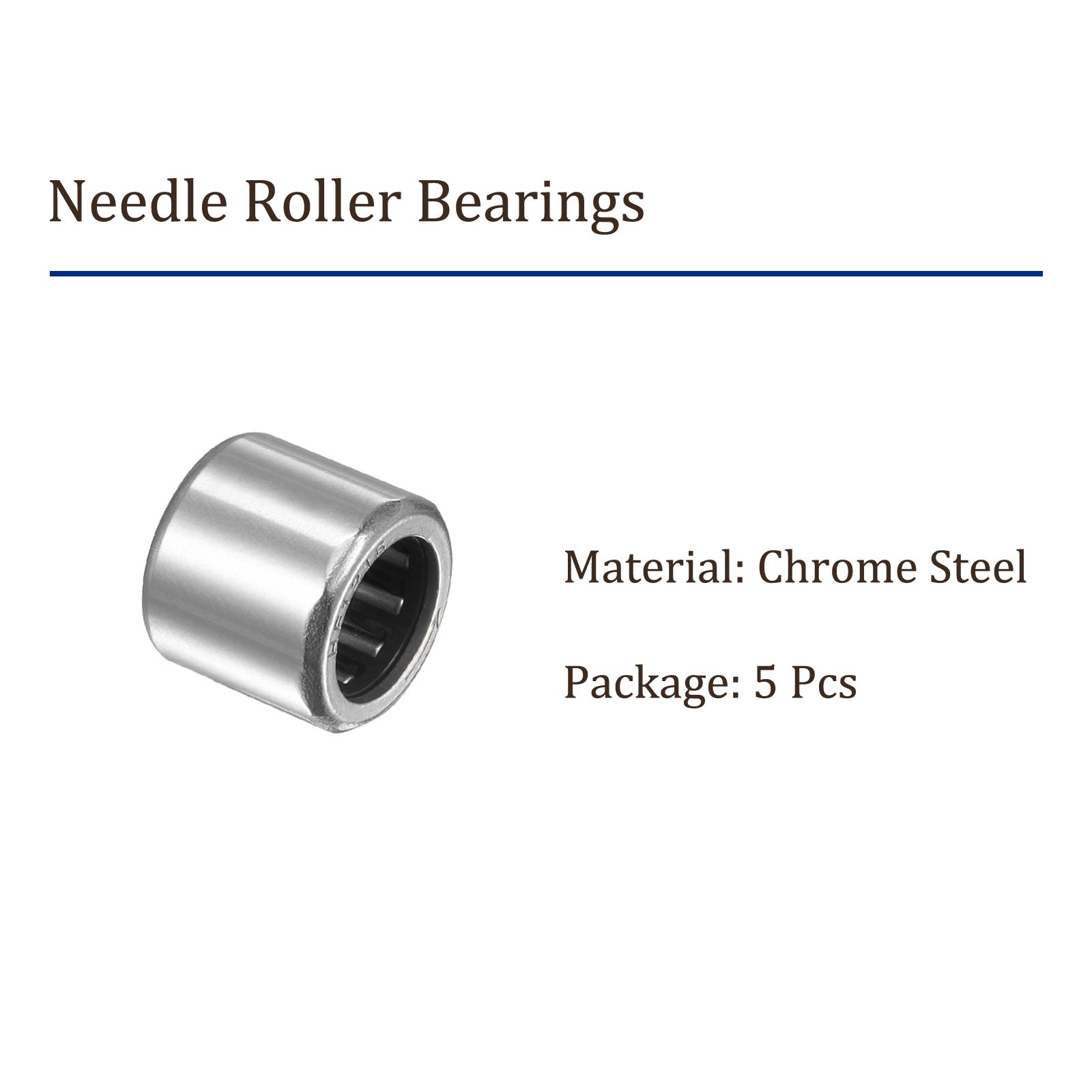 5pcs HF1216 Needle Roller Bearings – [12mmx18mmx16mm] One Way Clutch