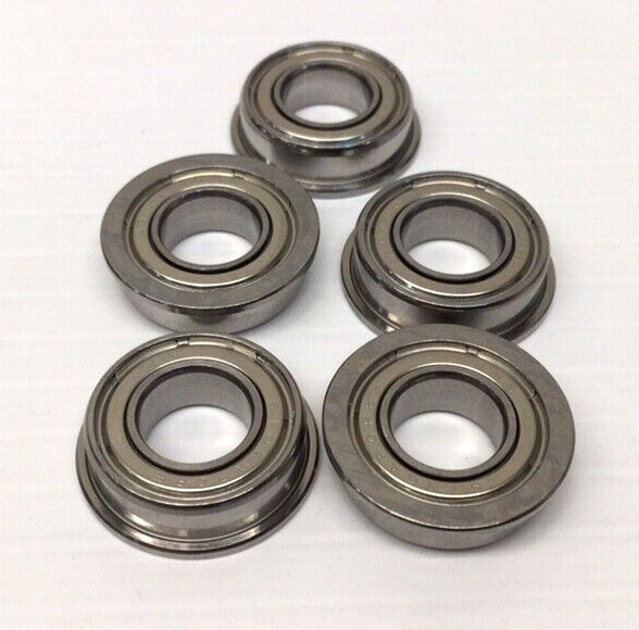NMB DDLF1680HHR Flanged Miniature Ball Bearing 8mm ID 16mm OD 5mm W (Pack Of 5)