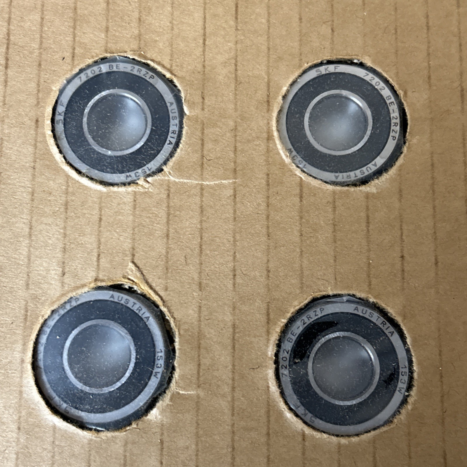 SKF 7202 BE-2RZP Angular Contact Bearing – New – Made in Austria
