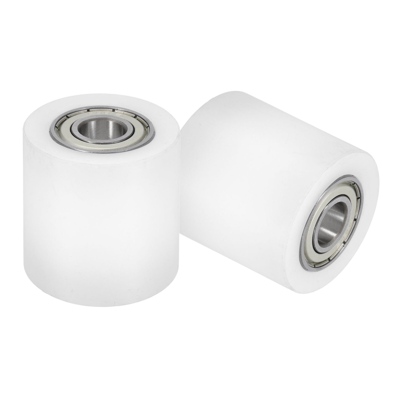 2Pcs Nylon Roller Wheel with Bearings 1/2″x1-7/8″x2″ Nylon Pulley