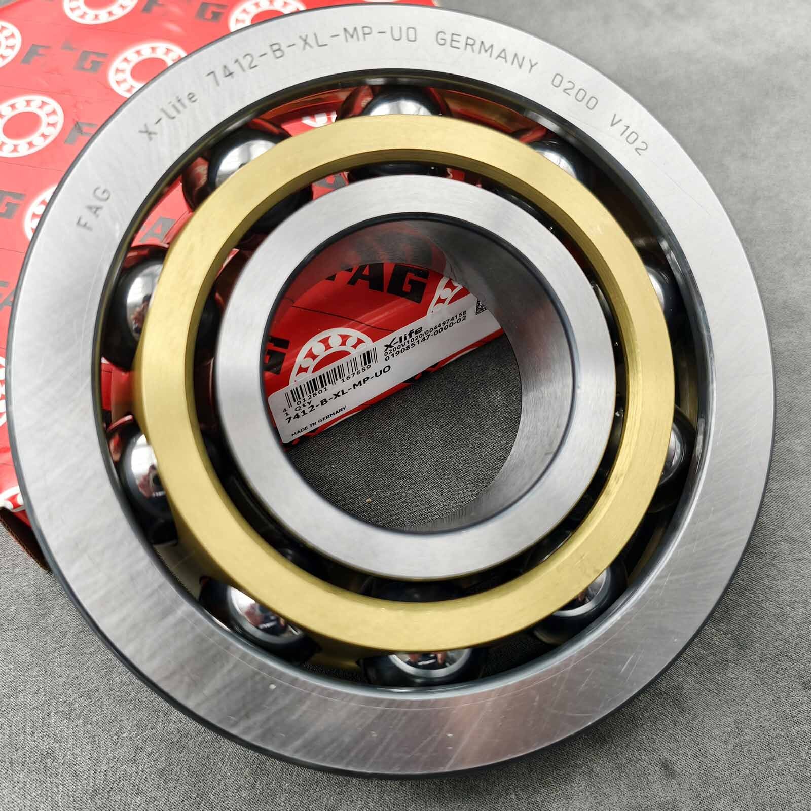 1PC NEW Angular Contact Ball Bearing for FAG 7412-B-XL-MP-UO 60x150x35mm #DM