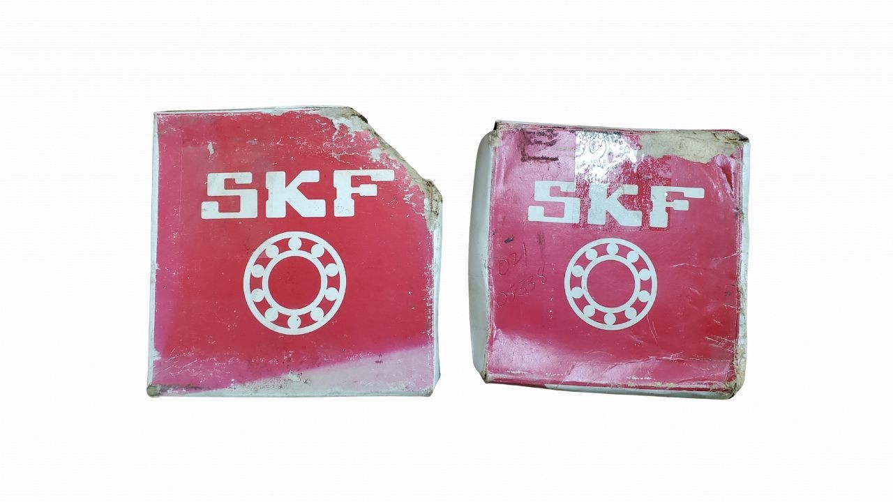 (2-PCS) SKF 6016-2RS1 Bearings 80x125x22mm Double Sealed Made in Sweden NOS