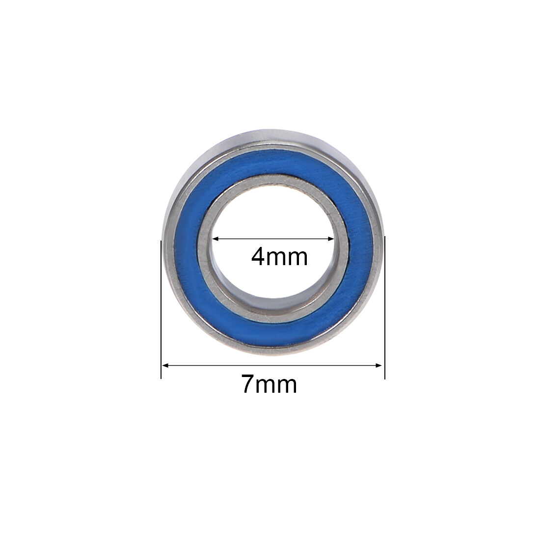 10pcs MR74-2RS Deep Groove Ball Bearing 4x7x2.5mm Double Sealed ABEC-3 Bearings