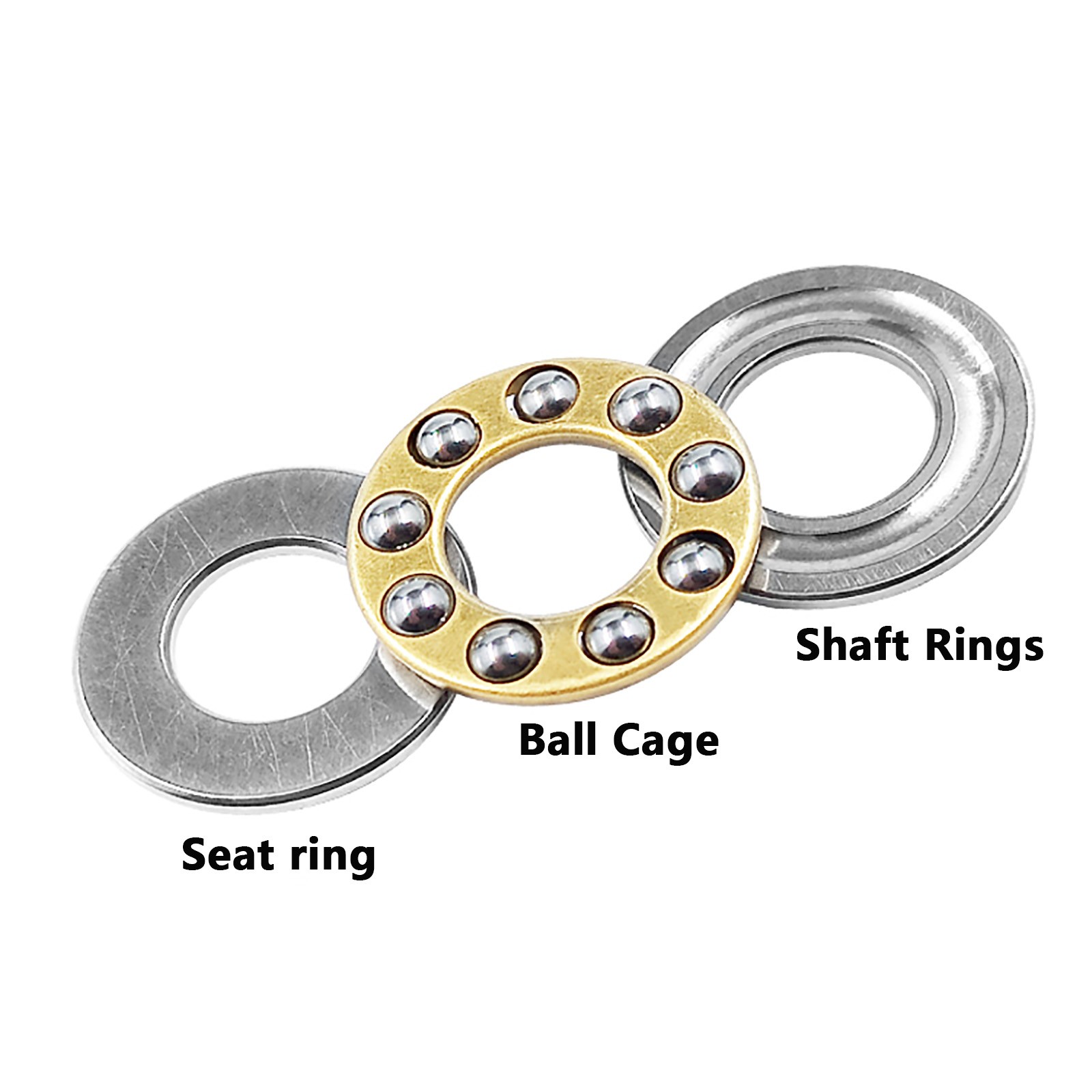 Thrust Ball Bearings Miniature 2mm 3mm 4mm 5mm 6mm 7mm 8mm 9mm-12mm Inner dia