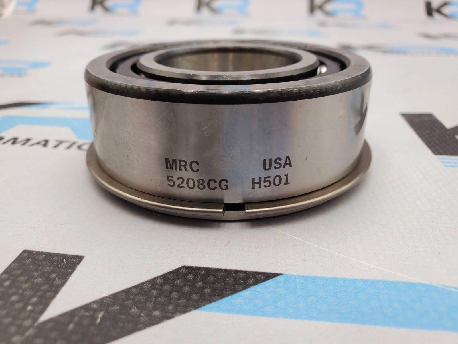 NEW MRC 5208CG-H501 Double Row Angular Contact Bearing W/ Snap Ring