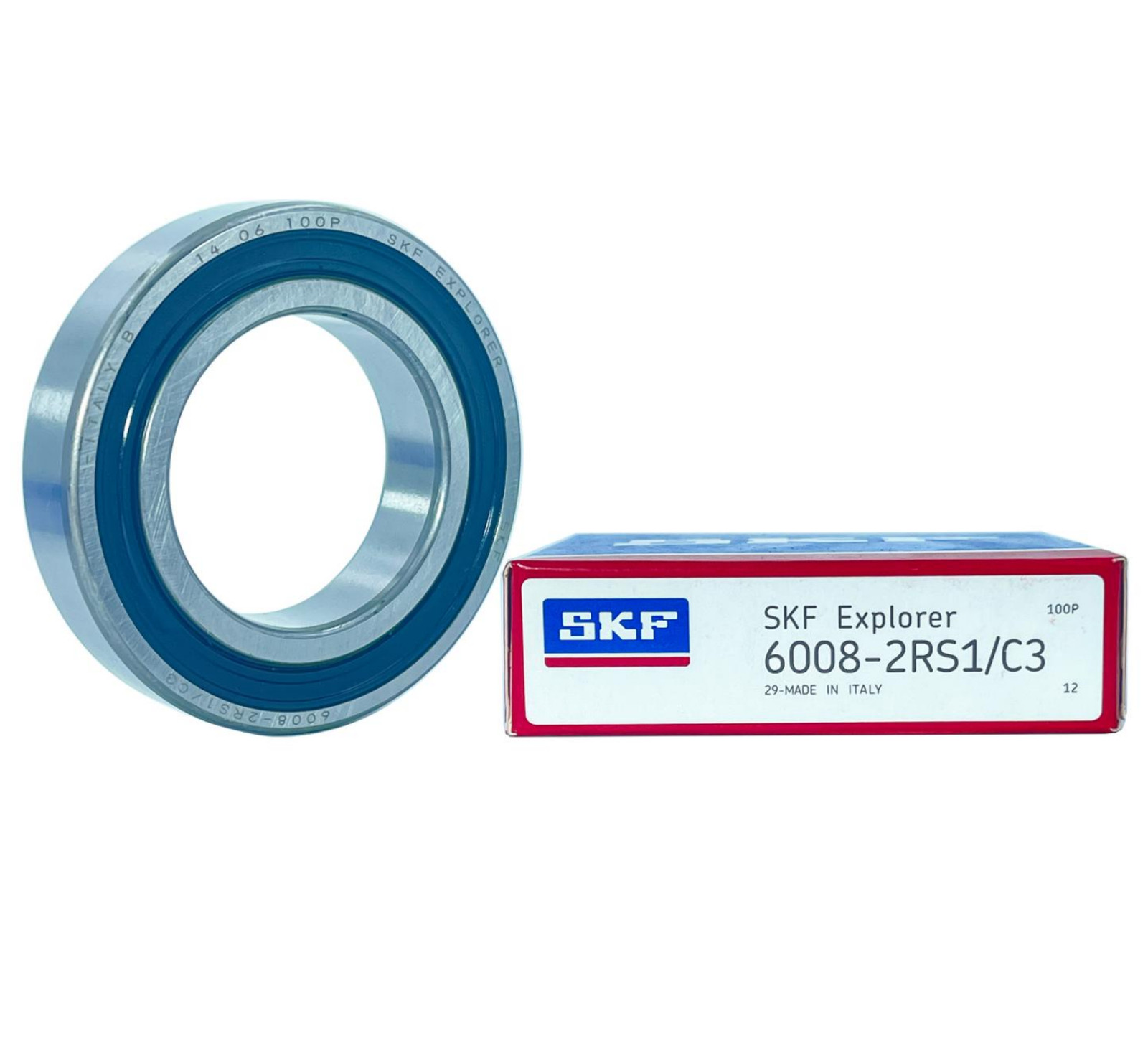 SKF 6008-2RSH C3 Clearance 40X68X15MM Double Rubber Seal Ball Bearings 6008RS