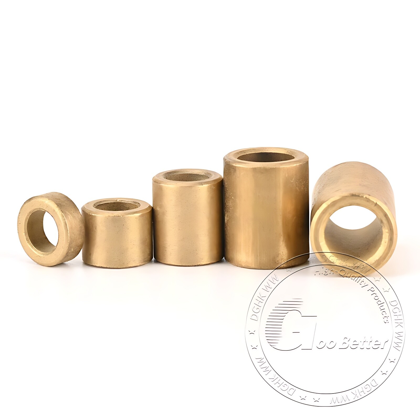 Metric Oilite Plain Bronze Sintered Bearing Bushe Series Self Lubricating Sleeve