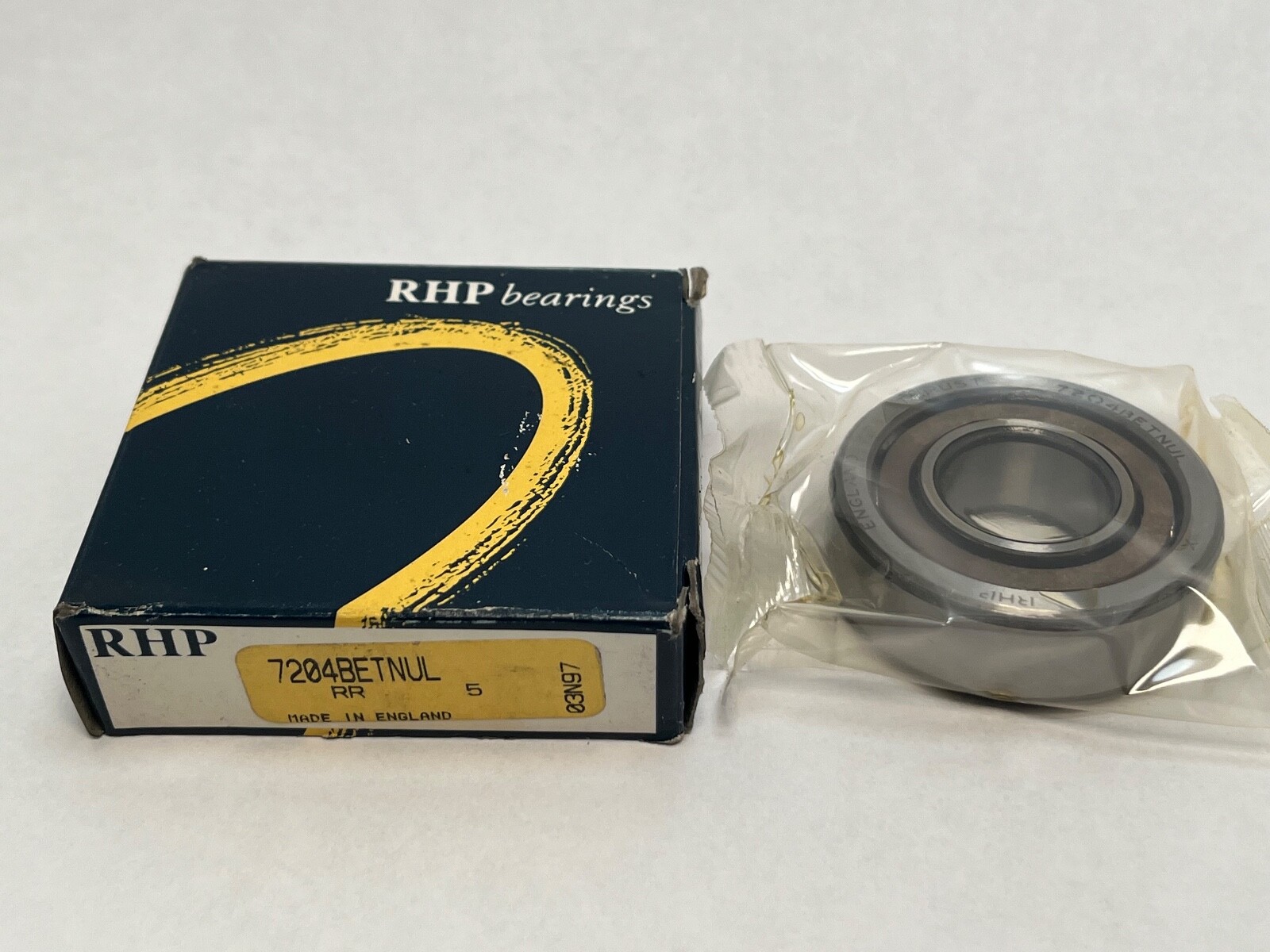 RHP 7204BETNUL Bearing 20x47x14mm 7204B 7204-BE-TN-UL England