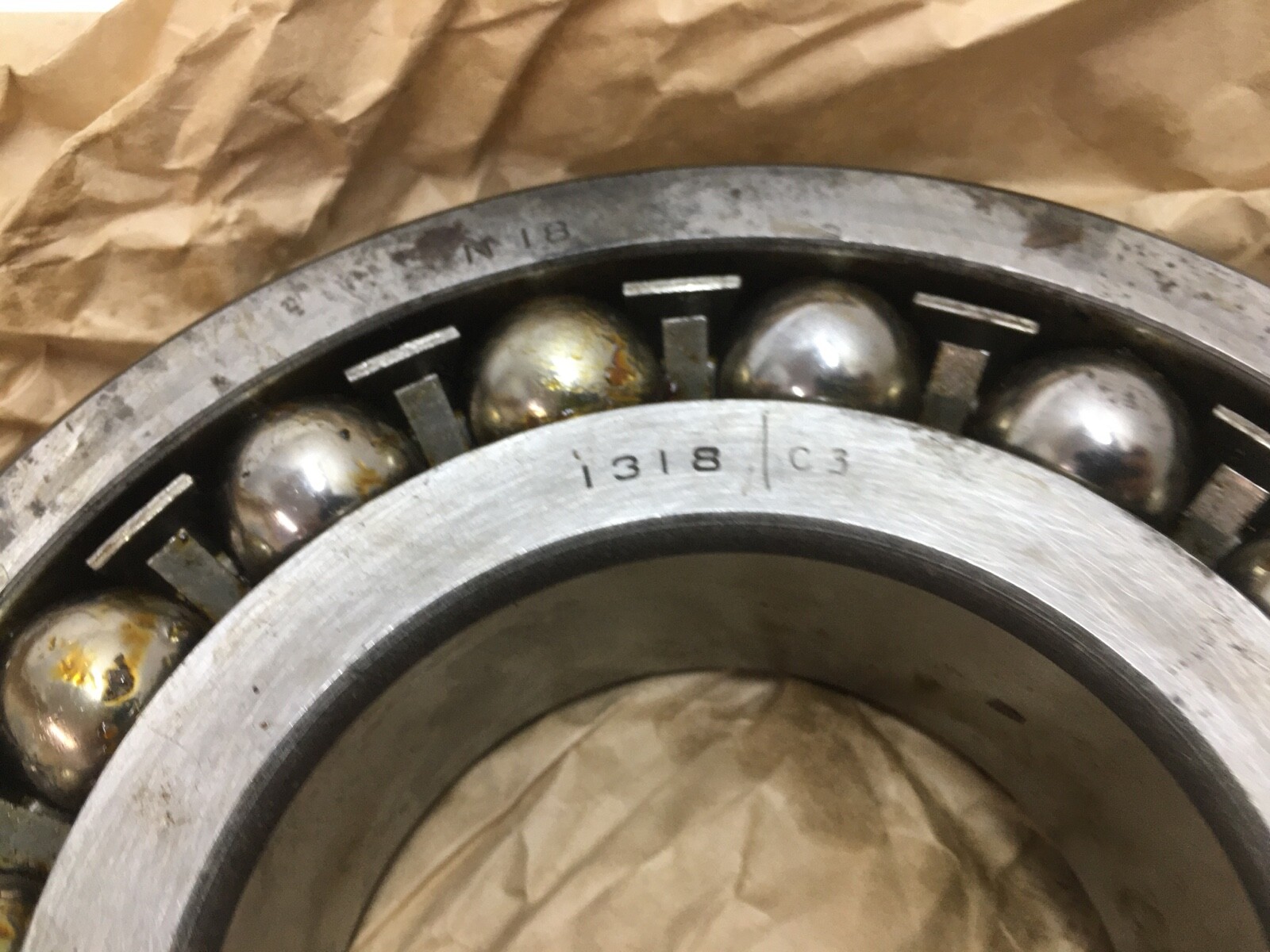 SKF 1318-C3 Self Aligning Bearing 90x190x43 mm 1318C3 USA
