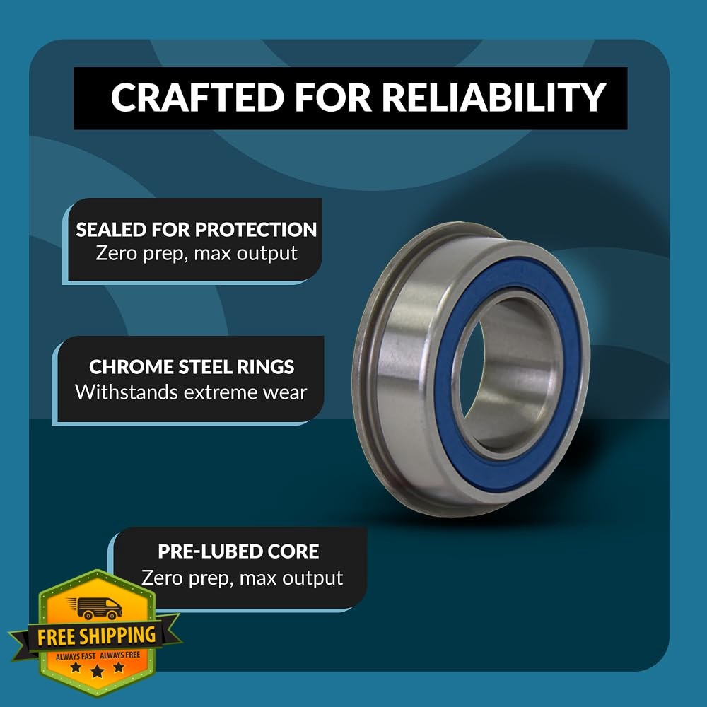 PGN 3/4″x1-3/8″ Flanged Ball Bearing 2pk