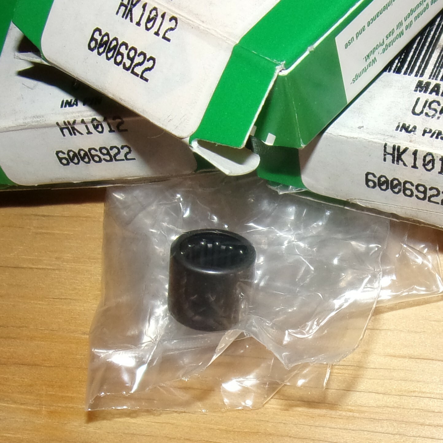 x3 INA 10mm x 14mm x 12mm Needle Roller Bearing HK1012