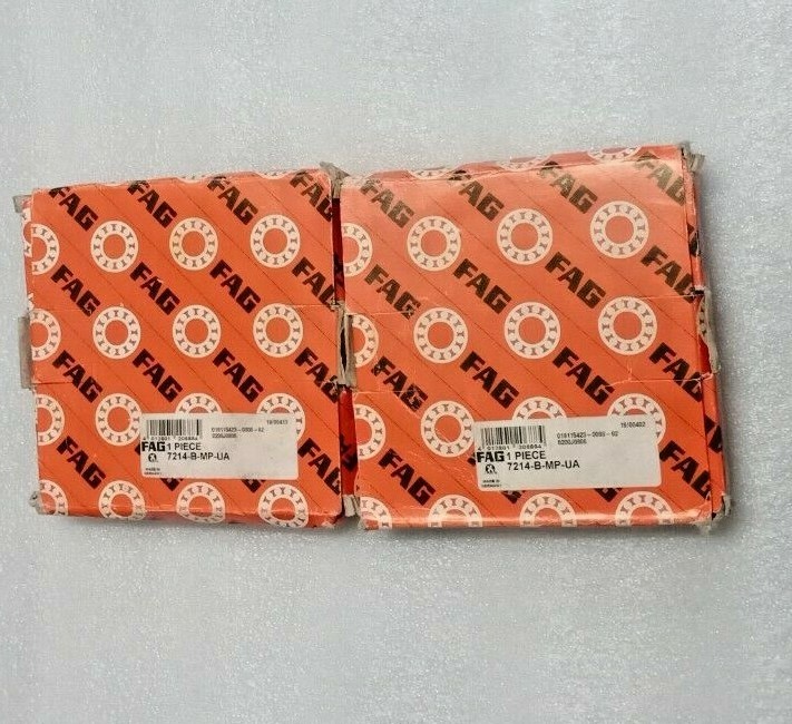 7214 B-MP-UA angular contact Ball Bearing 70x125x24 NEW FAG Xlife 7214BMPUA 2pc