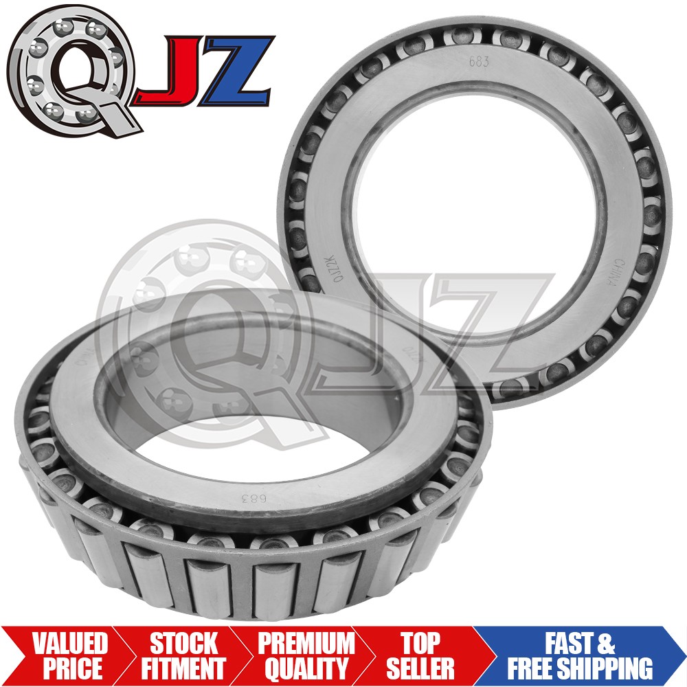 [2-Pack] 683 Tapered Roller Bearing Single Cone [3-3/4 in Bore x 1-5/8 in W]
