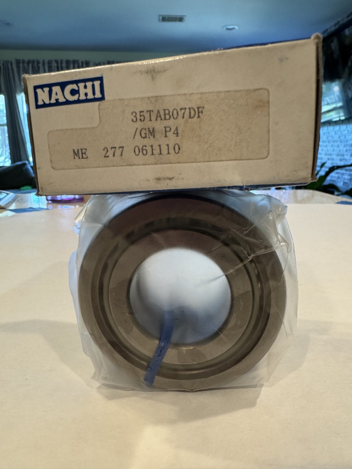 Nachi Precision Ball Bearings 35TAB07DF GM/P4 Set of 2