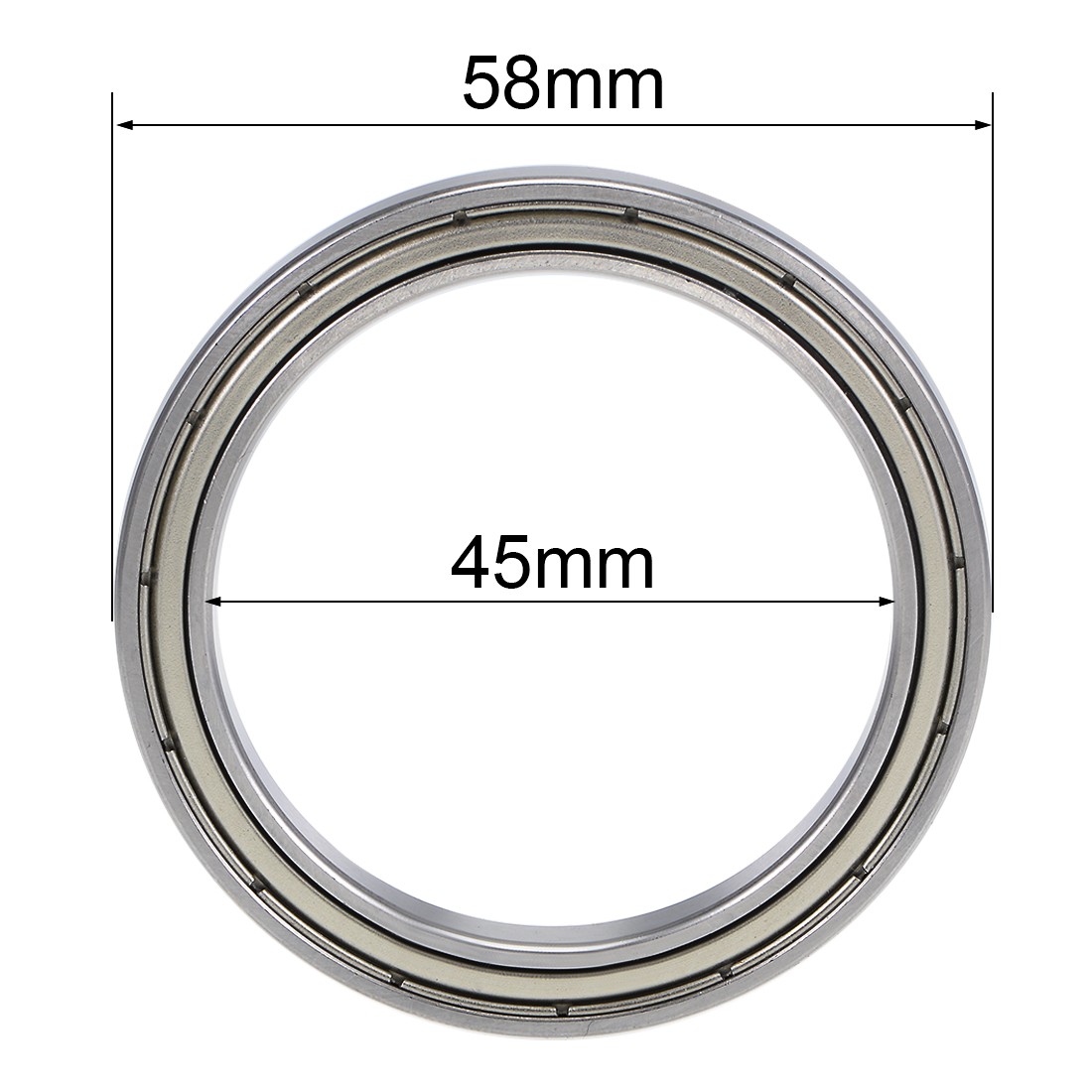 10pcs 6809ZZ Deep Groove Ball Bearings Z2 45x58x7mm Double Shielded Chrome Steel