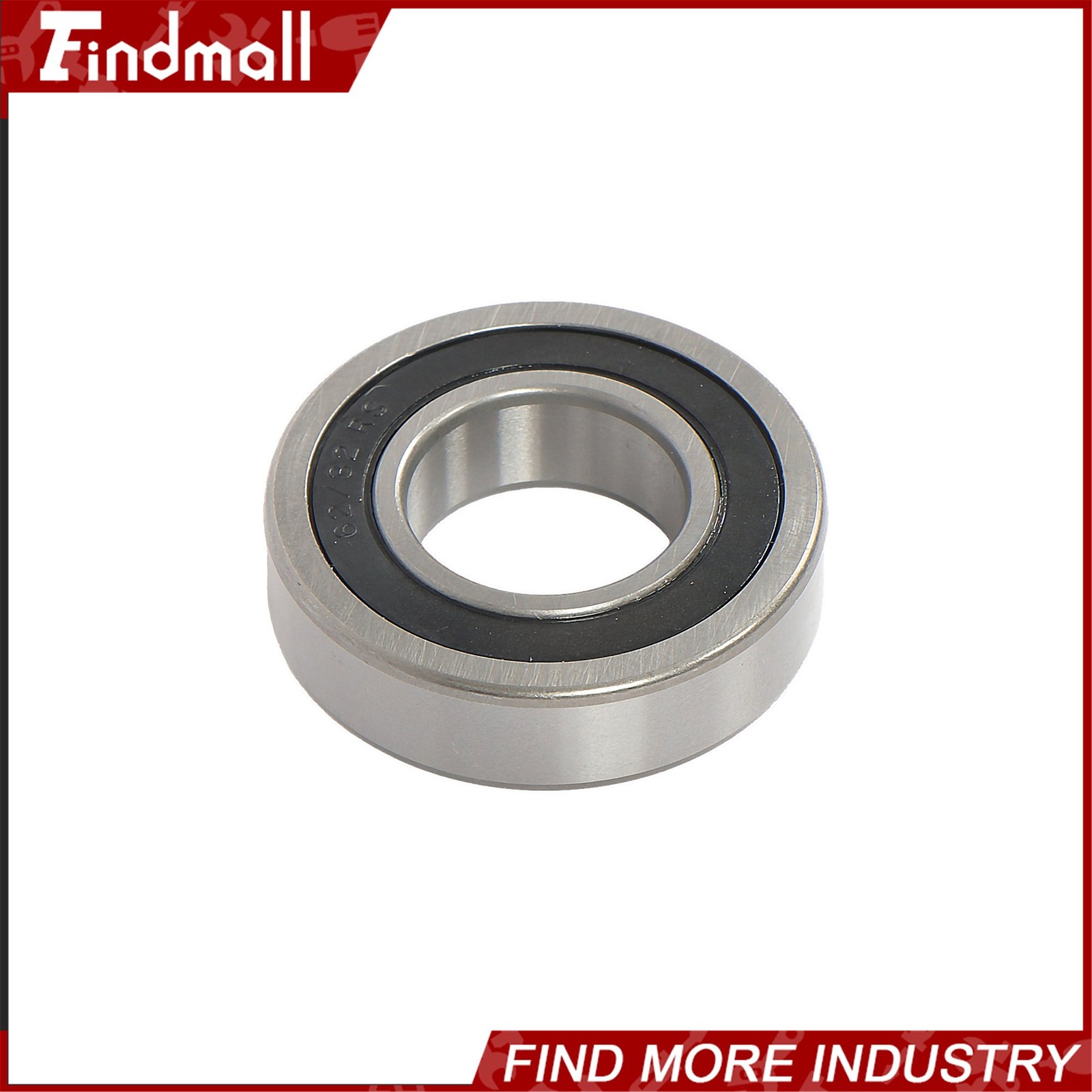Findmall 62/32-2RS Deep Groove Bearings 4pcs 32x65x17mm Rubber Sealed Set