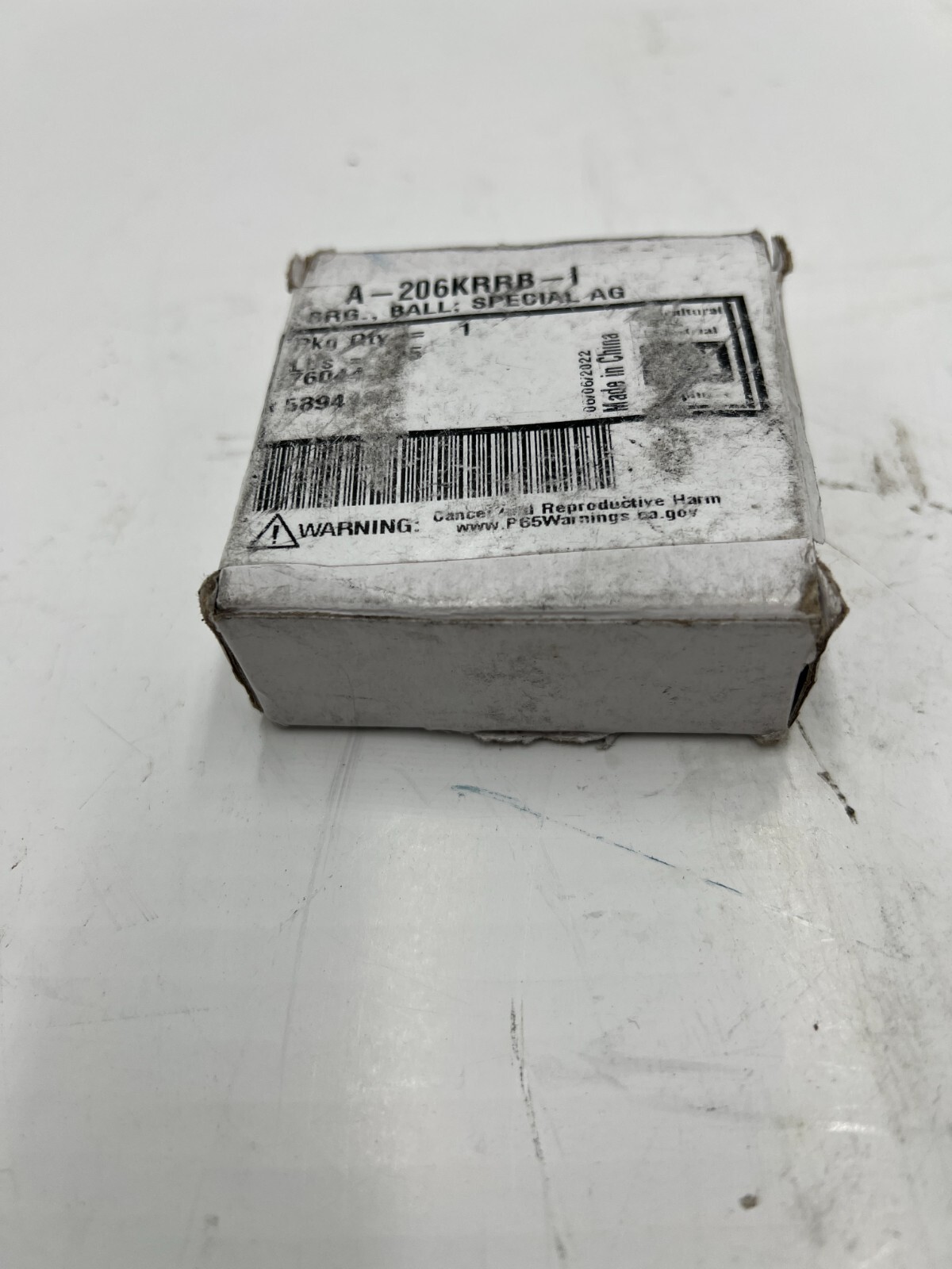 A&I Ball Bearing, Special AG Flat Edge A-206KRRB-1