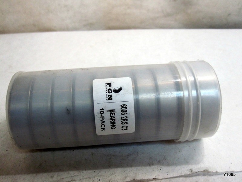 (10) 6005-2RS Premium Rubber Seal Ball Bearing 25x47x12, 6005 2RS