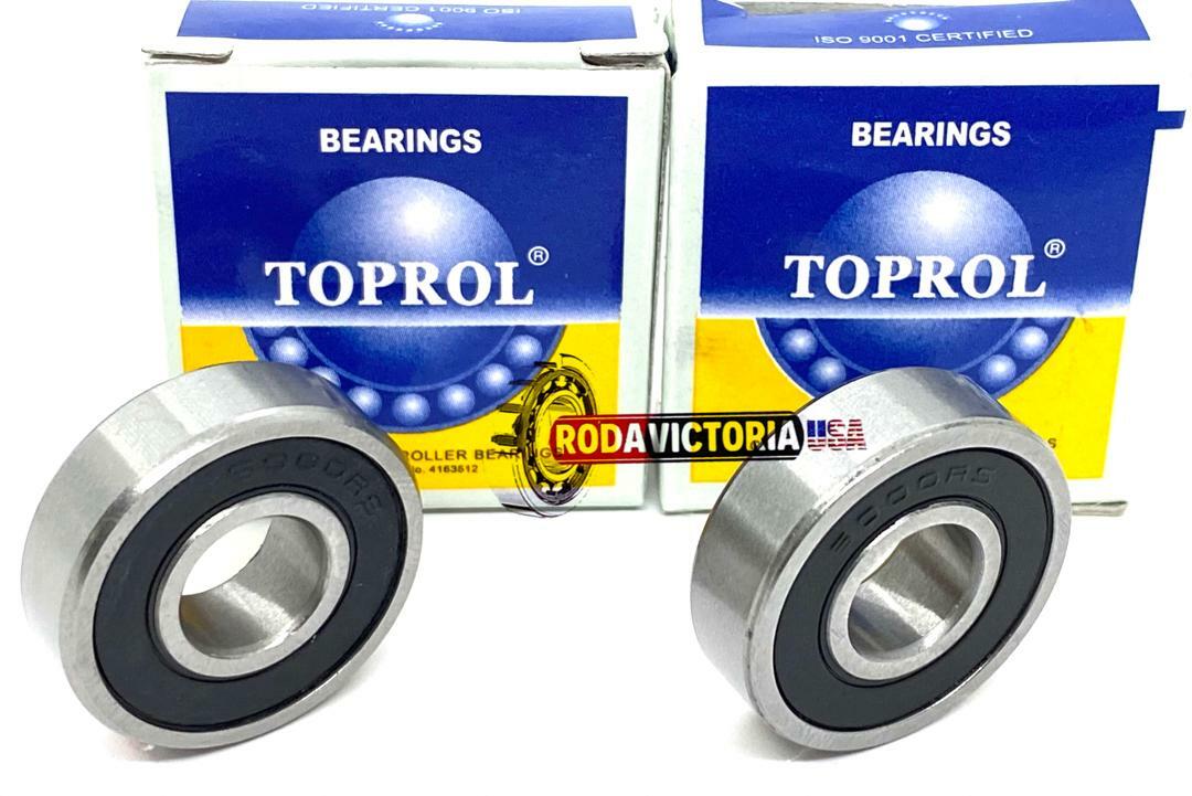 QTY (2) 6000-2RS High Quality Two Side Rubber Seal Ball Bearing 10x26x8 6000 2RS