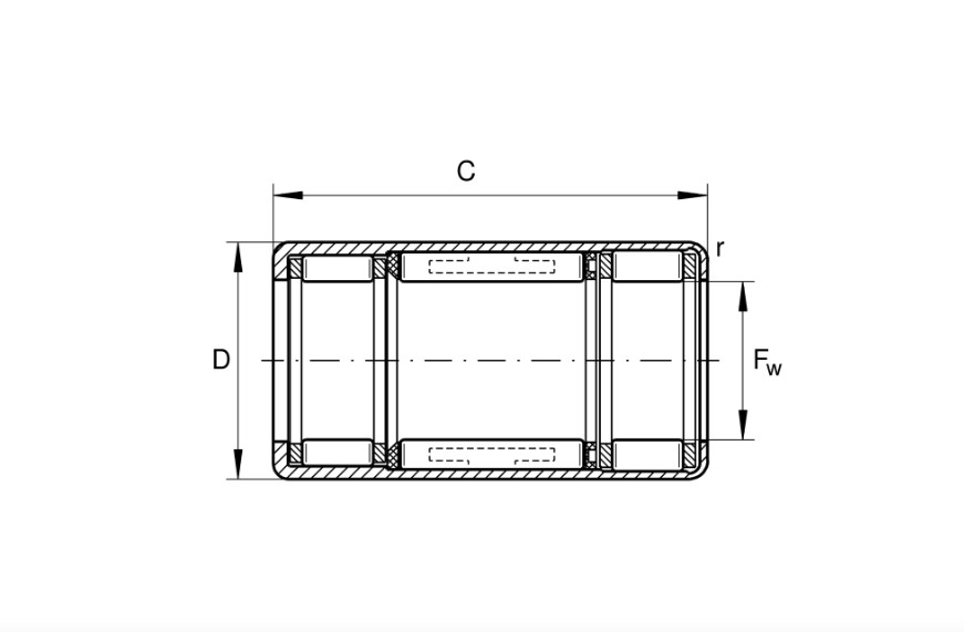 INA HFL1226 ONE-WAY CLUTCH NEEDLE BEARING WITH SEALING RING (12x18x3)
