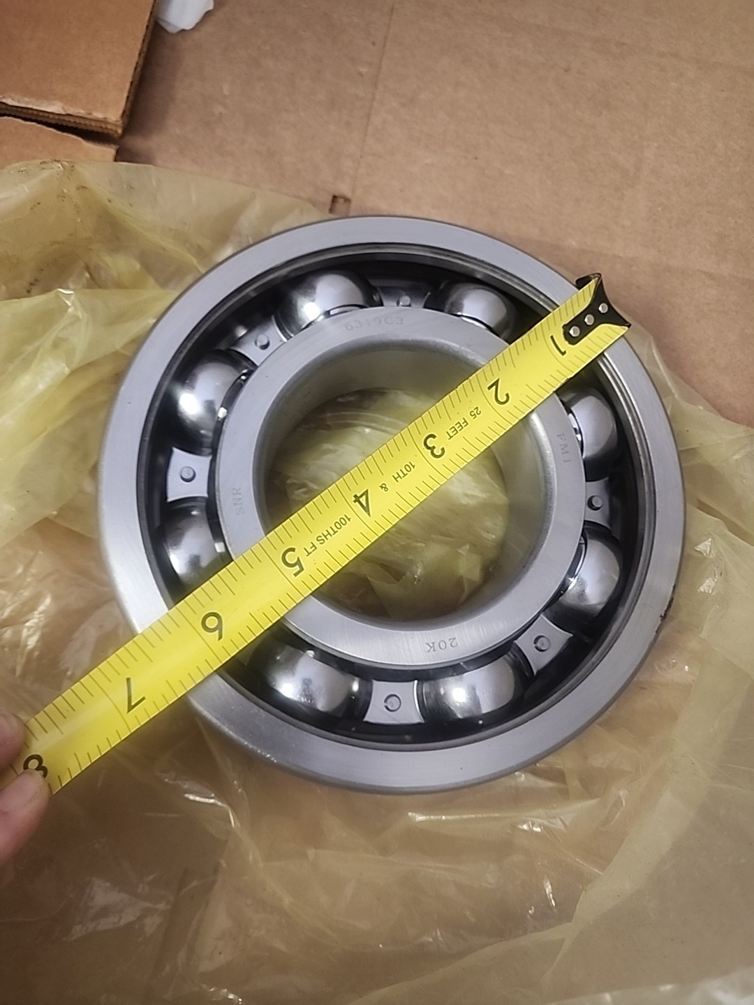 6319C3 SNR 95 x 200 x 45 mm DEEP GR. BALL SINGLE ROW