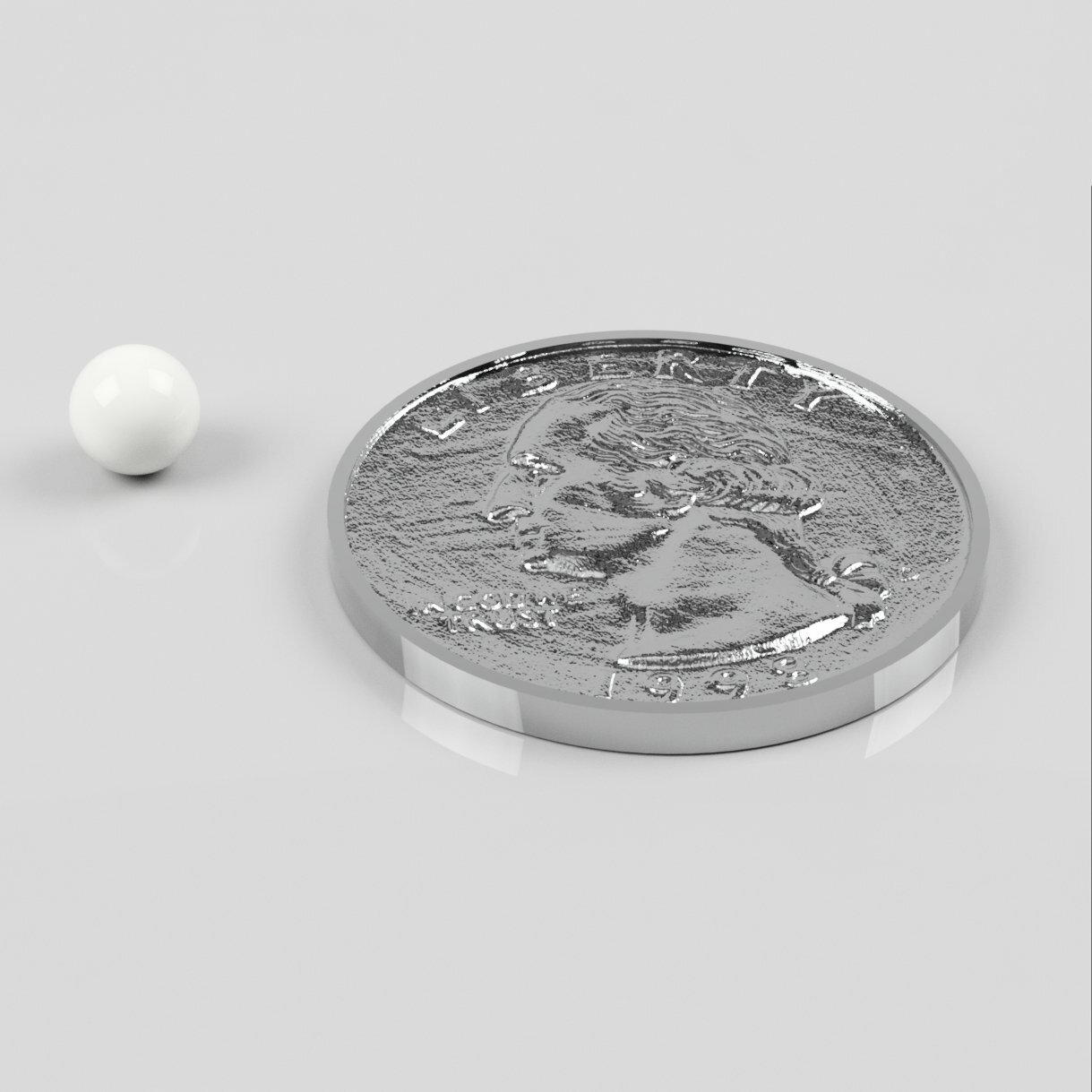 5mm ZrO2 Zirconium Oxide Ceramic Ball Bearings G5