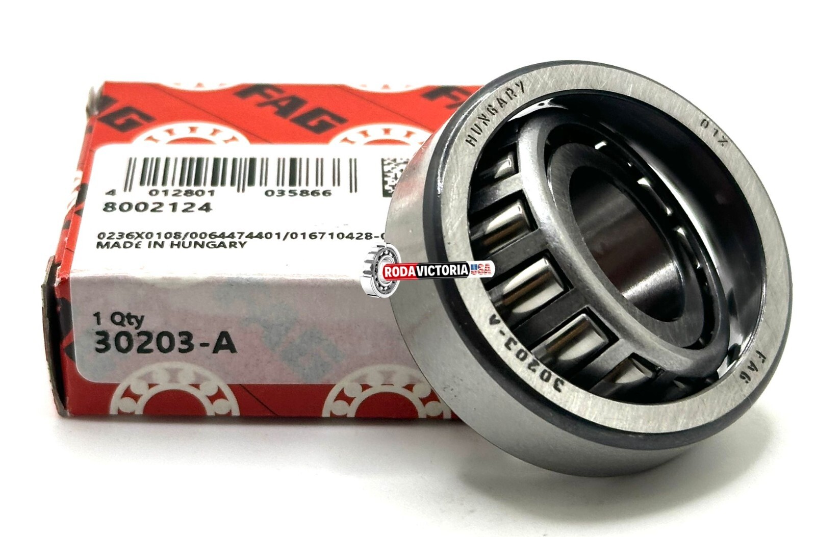 FAG 30203 A TAPERED ROLLER BEARING 17x40x13.25 mm